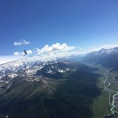 Flugwegposition um 13:50:17: Aufgenommen in der Nähe von Maloja, Schweiz in 3248 Meter
